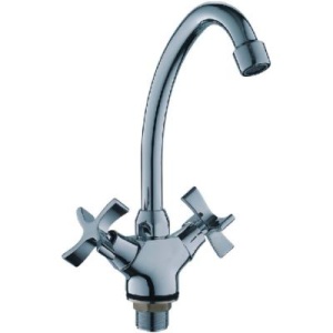 Смеситель д/кухни Ledeme Елочка кр/б керам на Г