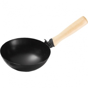 Ковш стальной строительный 160мм деревянная ручка Сибртех