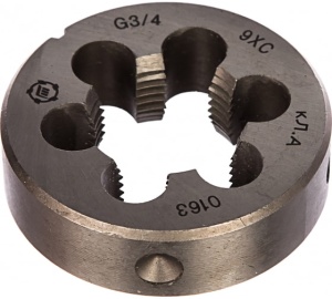 Плашка  G 3/4  ЗУБР Мастер