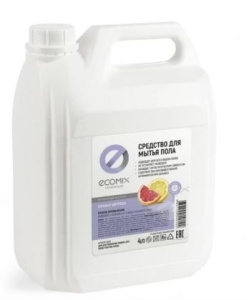 Средство для мытья полов 4л ECOMIX (Аргумент) канистра (9)
