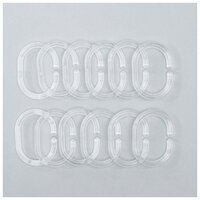 Кольцо для пластмассового карниза 1х10 подвес Рекар