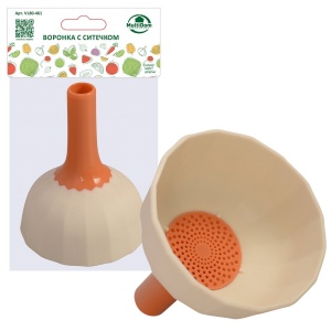 Воронка с ситечком 7х9см Мультидом