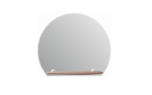 Зеркало Ф 580х500мм полка фигурное