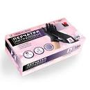 Перчатки нитриловые черные р. S уп.100шт (50пар)