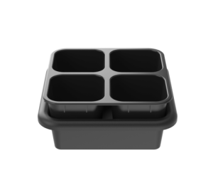 Набор для рассады 4гнездах800мл+ящик Альт-Пласт