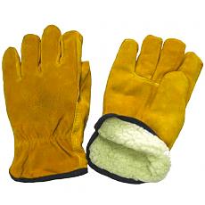 Перчатки Драйвер Пер 214,Пер 223 спилковые утепленные