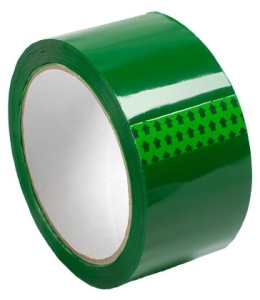 Скотч цветной зеленый 48мм*50м 45мкм (36)  
