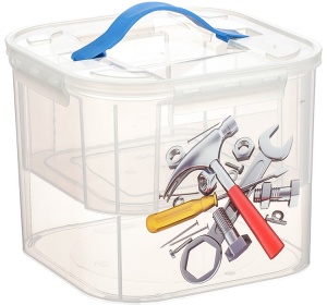 Контейнер 7л 230х230х180мм Деко с вкладышем М-Пластика