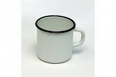 Кружка эмалированная 0,4 л без рисунка  