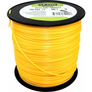 Леска д/триммера "звезда" 3мм 150м 15-01-320 на DIN катушке