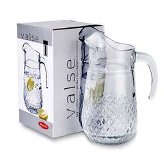 Кувшин стекло 1,33 л Valse без крышки п/уп 1/6