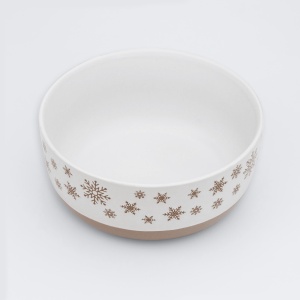 Тарелка керамика 15см 700мл Снежная сказка 1/48