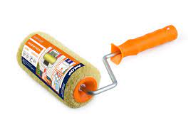 Валик в сборе 180мм Работы фасадные Мастер полиакрил (ОРАНЖЕВАЯ РУЧКА) 