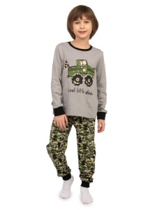 Пижама для мальчика BP 345-044,045 рост 116 (ЧЗ)