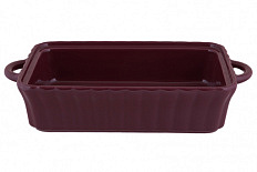 Форма керам 27х15,5х6,4 см Festival TM Appetite прям бордо 1/1