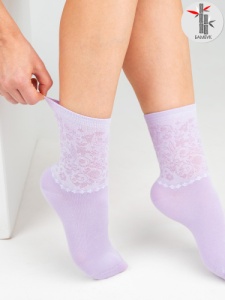 Носки женские бамбук КВ с1475 1/30 р.25-27 (ЧЗ)