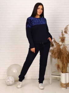 Костюм жен. (свитшот+брюки) КЖ-002 р.52-54 (ЧЗ)