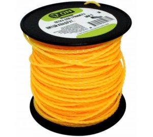 Леска д/триммера "витой квадрат" 2,4мм 110м 15-01-331 на DIN катушке