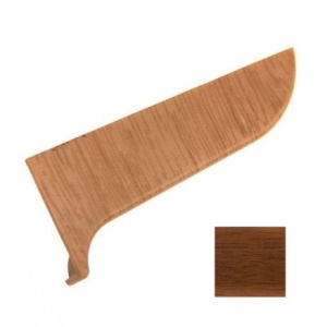 Заглушка д/плинтуса левая 108 Орех