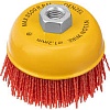 Щетка нейлоновая щетина д/УШМ 100мм/М14 Чашка