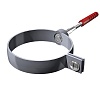 Хомут трубы серый 