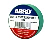 Изолента ПВХ АБРО зеленая 19ммх18,2м ЕТ-912