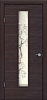 Дверь МДФ ПО Сакура 800 стекло Венге